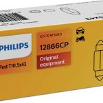 Set 10 becuri auto Philips Vision 12V SV8.5 5W 11x35 mm C5W alb tip sofit